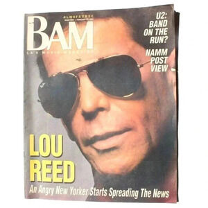 Vtg BAM LA's Music Magazine - February 10, 1989 Issue #301 Lou Reed